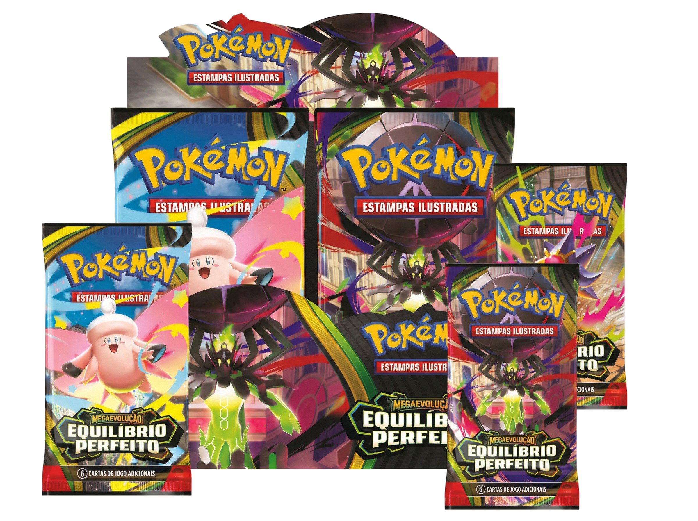 Box Display 36 Pacotes Equílibrio Perfeito Mega Evolução 3.0